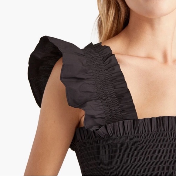 HILL HOUSE Black Ruffled Women's Top Size XL - Picture 3 of 5